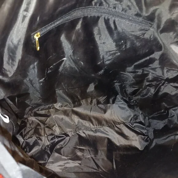 Ed Hardy Dragon Mermaid Tattoo Tote Bag • Red Croc Trim • Y2K Punk Streetwear - Picture 10 of 10